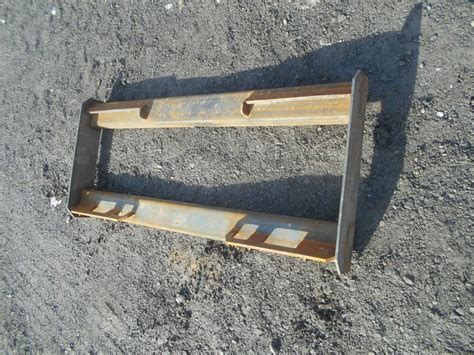 skid steer mouting plate|skid steer weld on plate.